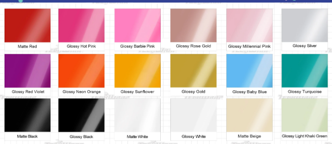 Teckwrap 001 Economical Series Craft Vinyl 12" x 5' roll