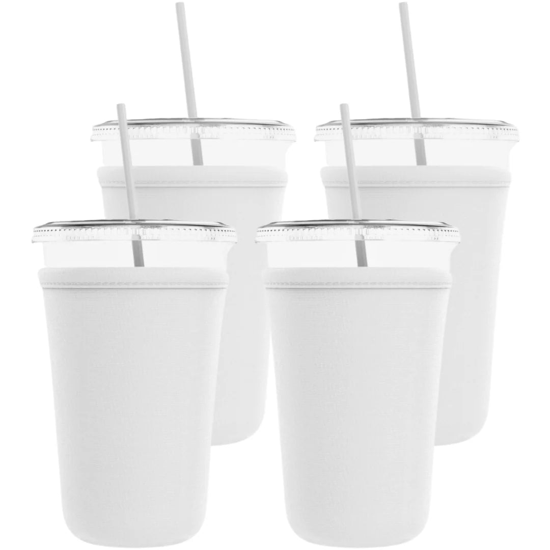 22oz-24oz Iced Coffee Neoprene Koozie Sleeves