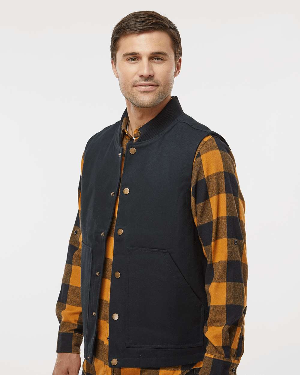 CUSTOM LOGO | Men's Insulated Canvas Vest [INDEPENDENT TRADING CO]