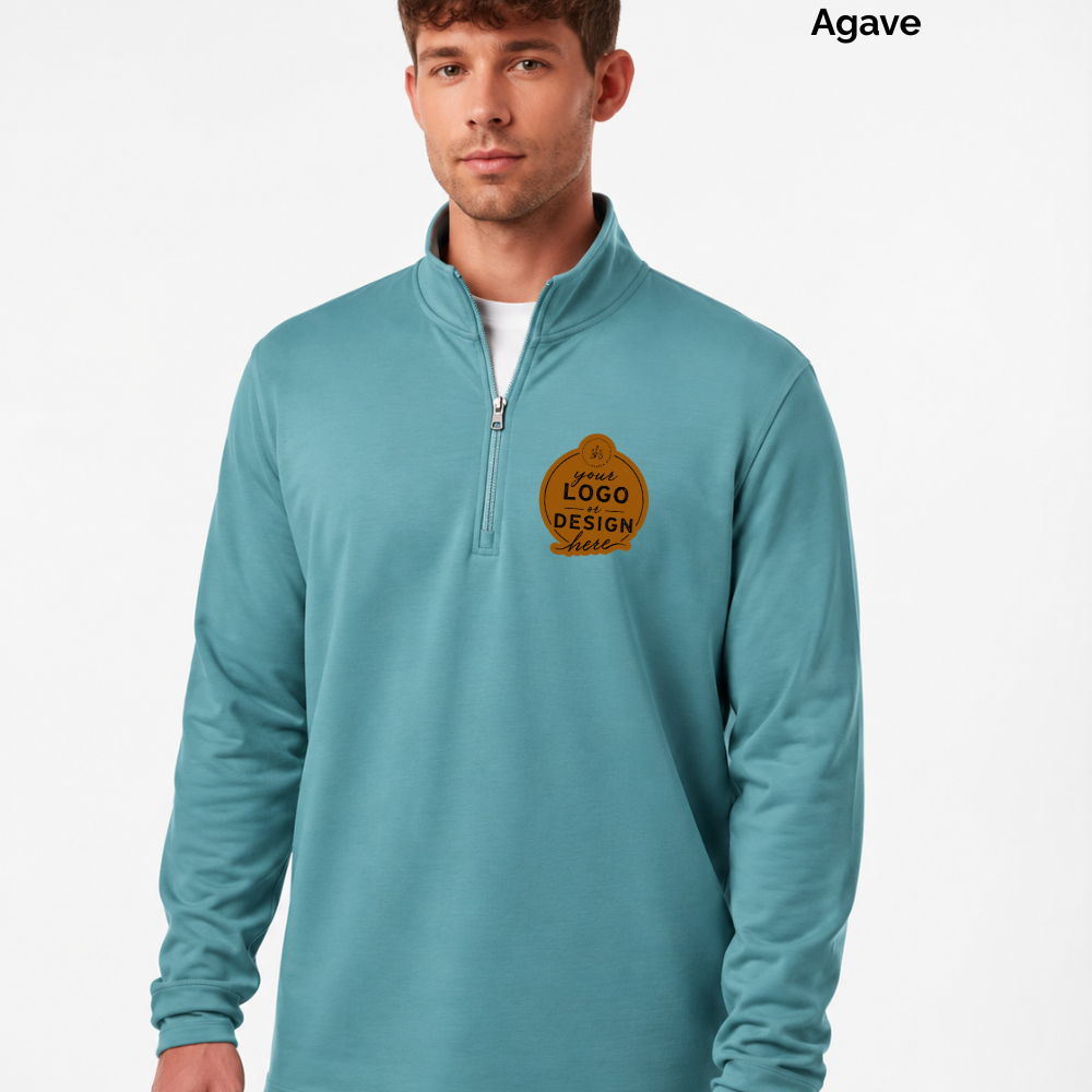 CUSTOM LOGO | Men's Quarter-Zip Pullover [INDEPENDENT TRADING CO]