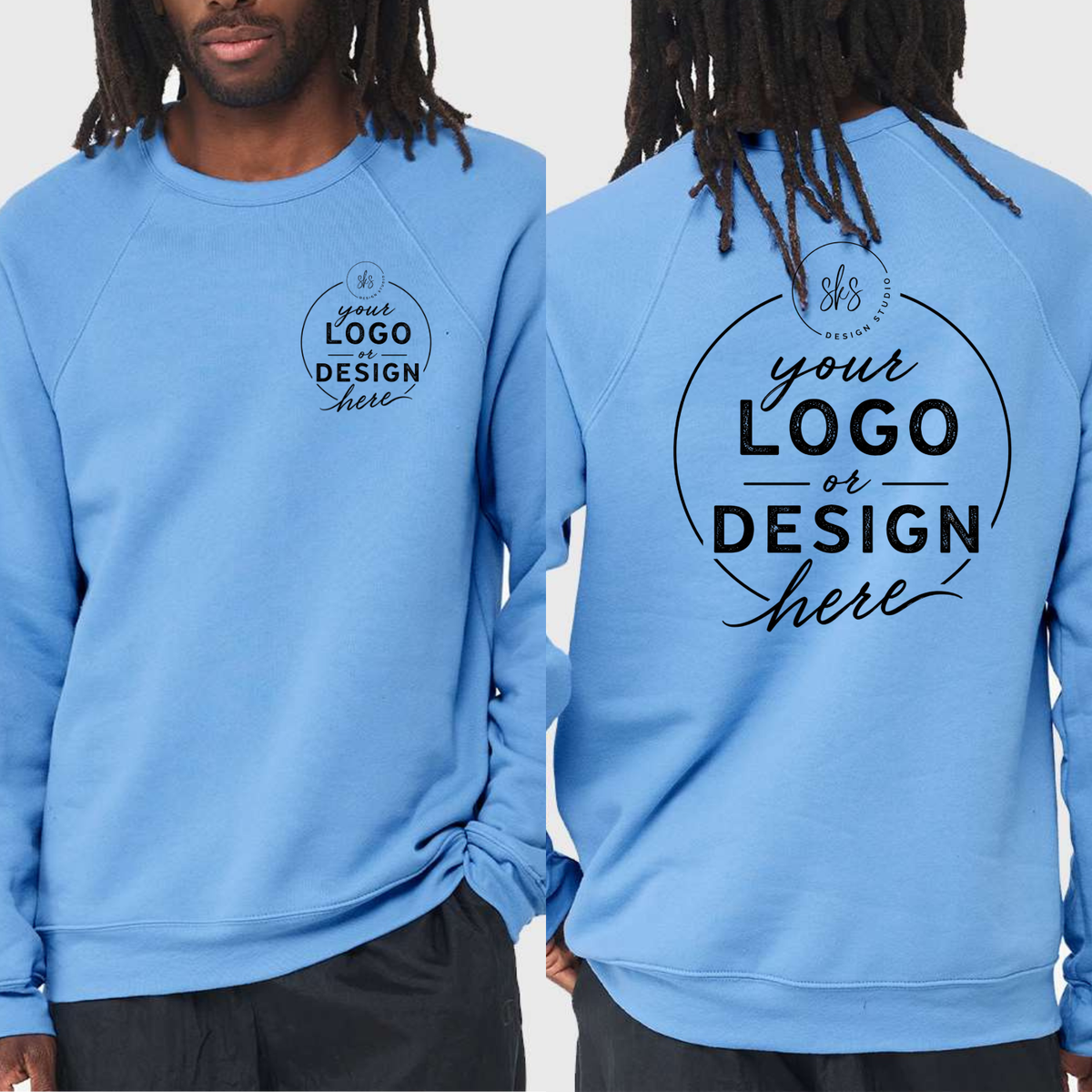 CUSTOM LOGO | Unisex Crewneck Sweatshirt [BELLA CANVAS]