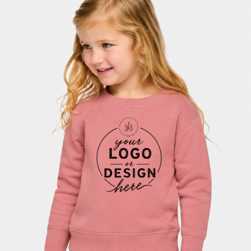 CUSTOM LOGO | Toddler Crewneck Sweatshirt [RABBIT SKINS]