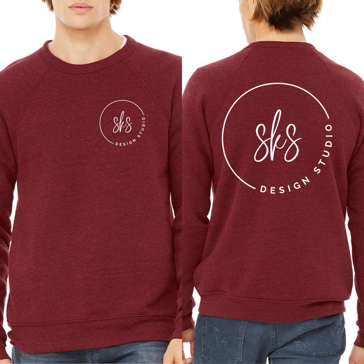 CUSTOM LOGO | Unisex Crewneck Sweatshirt [BELLA CANVAS]