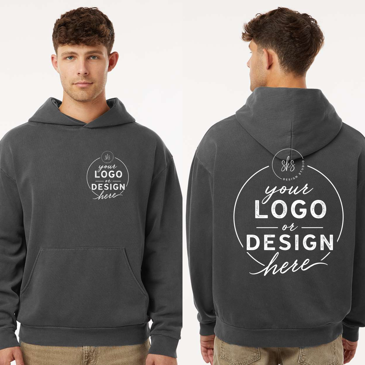 CUSTOM LOGO | Unisex Oversized Hoodie [INDEPENDENT TRADING CO]