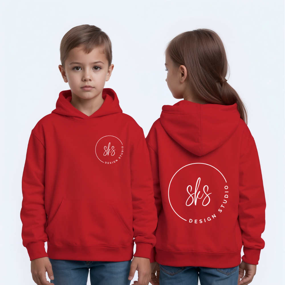 CUSTOM LOGO | Youth Unisex Hoodie Sweatshirt [GILDAN]