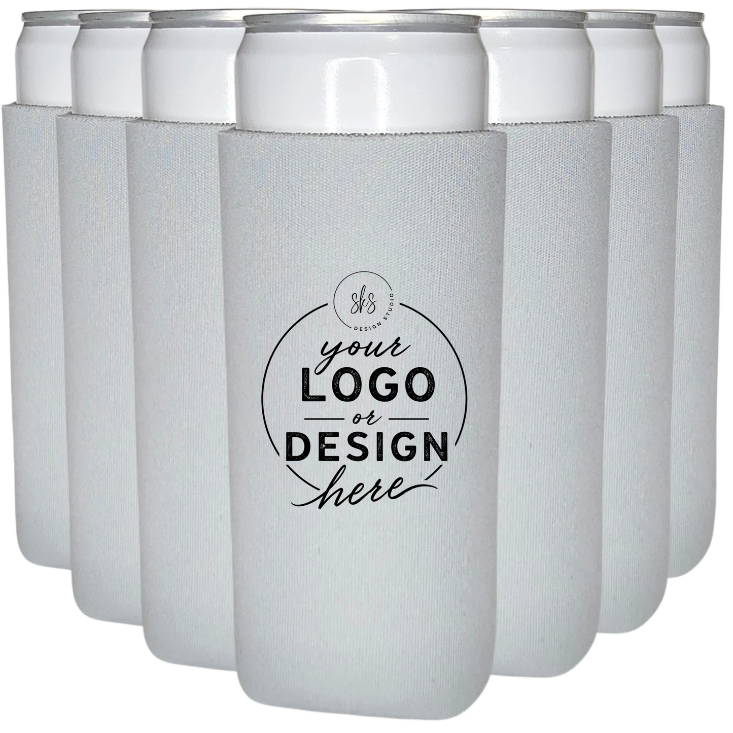 CUSTOM LOGO | Slim Can Coozie