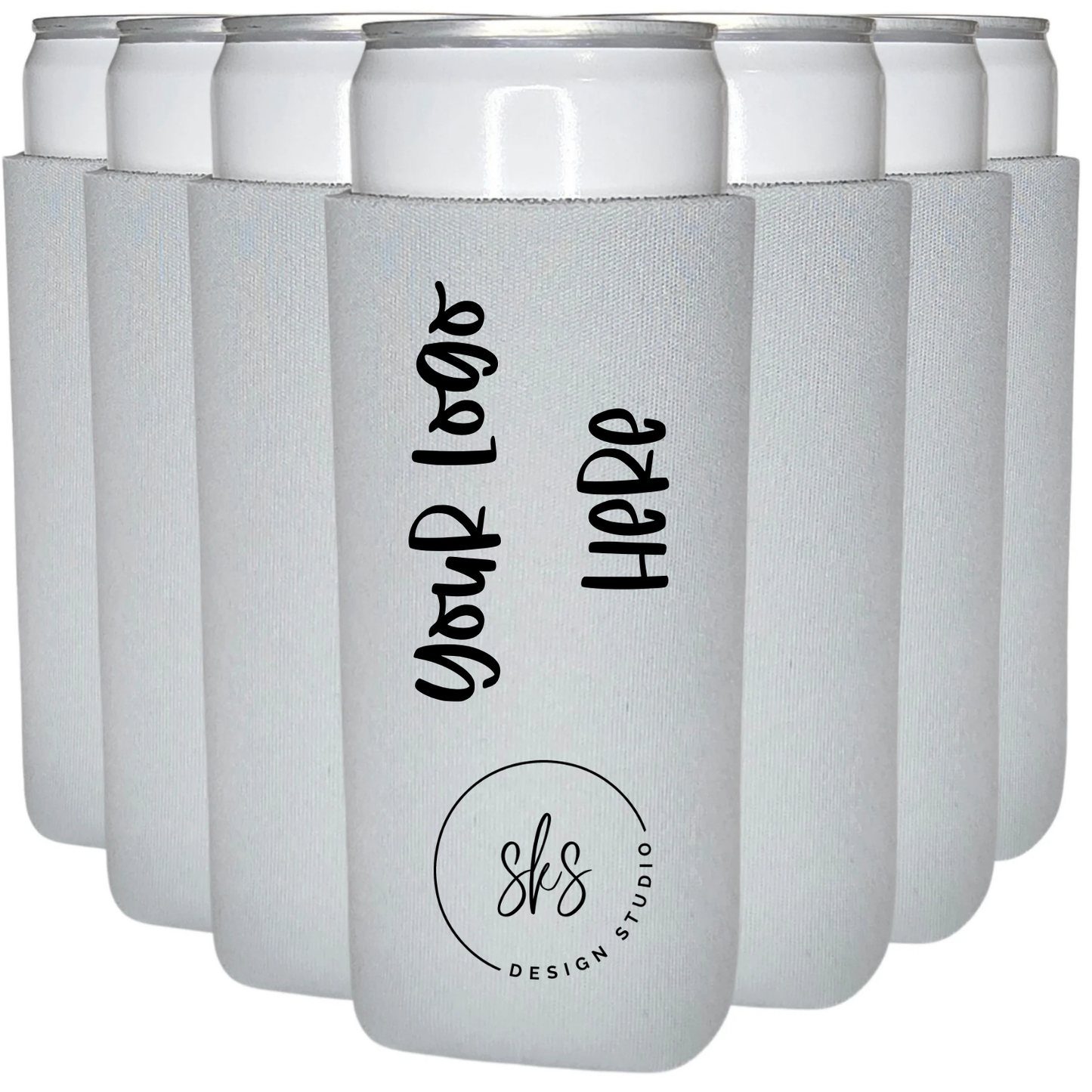 CUSTOM LOGO | Slim Can Coozie