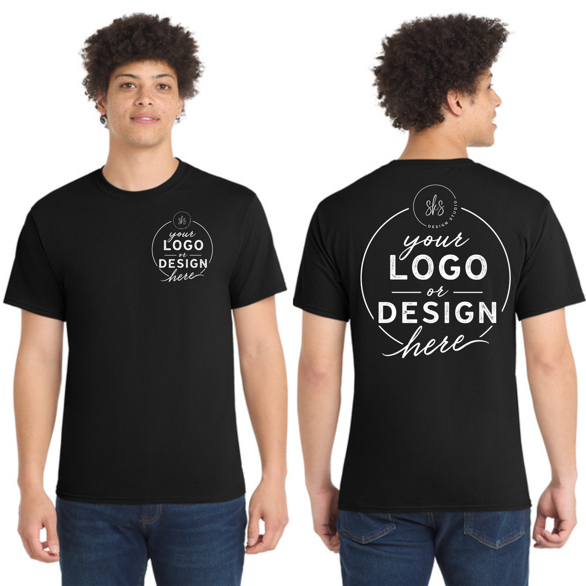 CUSTOM LOGO | Tall T-Shirt [Port & Co]