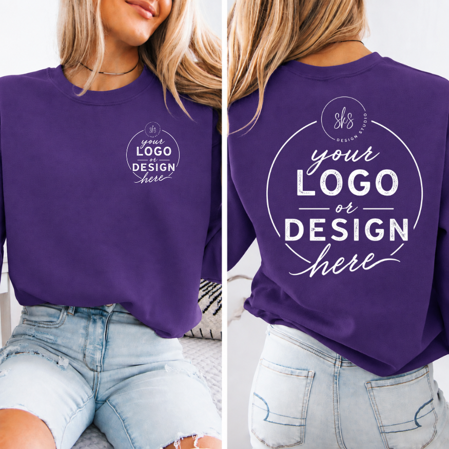 CUSTOM LOGO | Unisex Crewneck Sweatshirt [GILDAN]