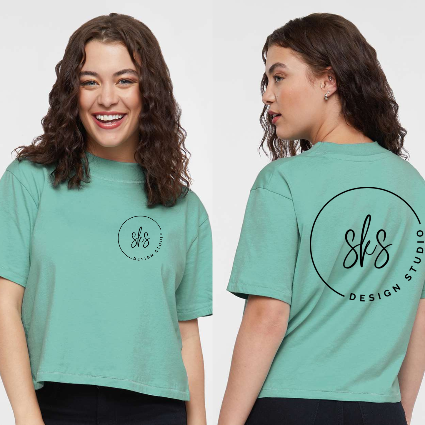 CUSTOM LOGO | Women's Boxy T-Shirt [LAT]