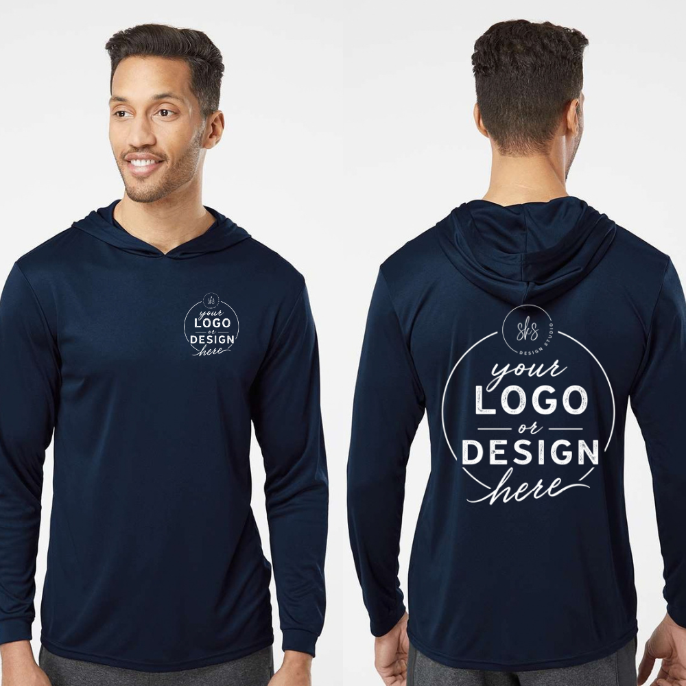 CUSTOM LOGO | Hooded Long Sleeve Sun Shirt [PARAGON]