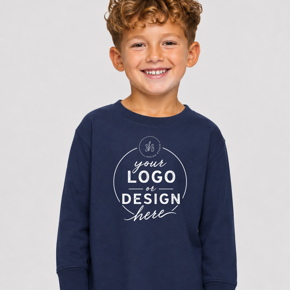 CUSTOM LOGO | Toddler Long Sleeve Shirt [RABBIT SKINS]