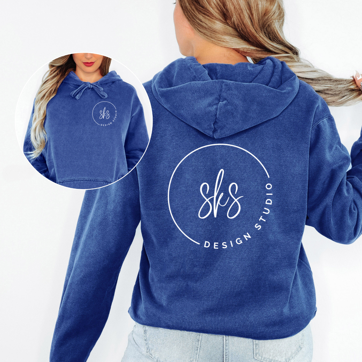 CUSTOM LOGO | Unisex Hoodie Sweatshirt [COMFORT COLORS]