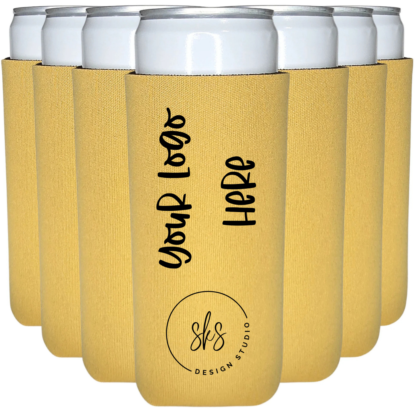CUSTOM LOGO | Slim Can Coozie