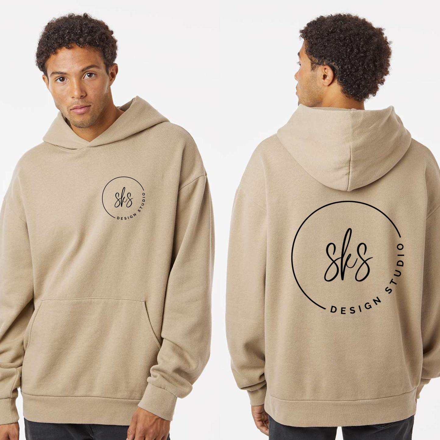 CUSTOM LOGO | Unisex Oversized Hoodie [INDEPENDENT TRADING CO]