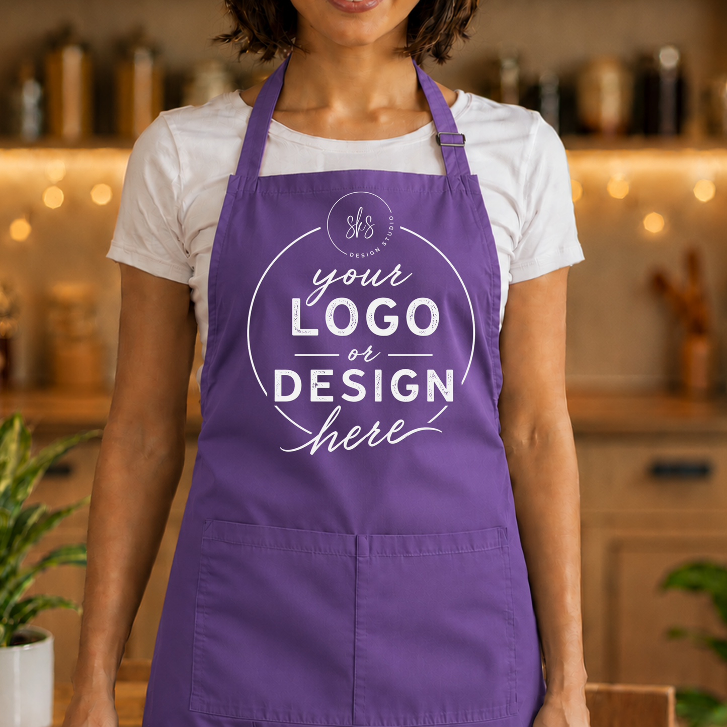 CUSTOM LOGO | Apron with Pocket