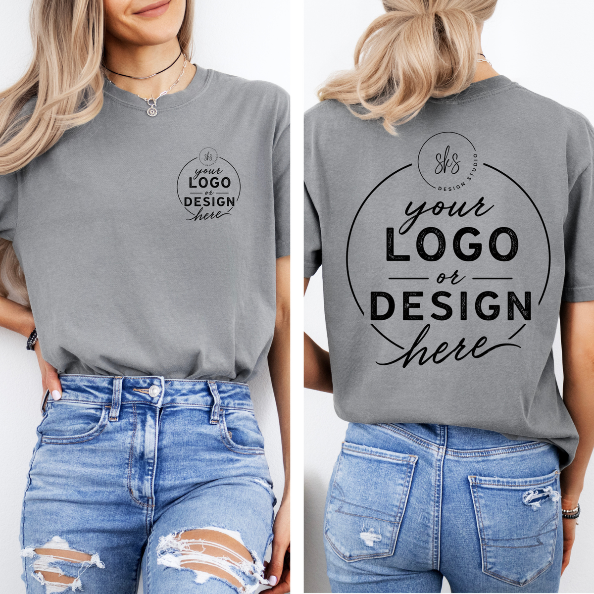CUSTOM LOGO | Unisex T-Shirt [COMFORT COLORS]