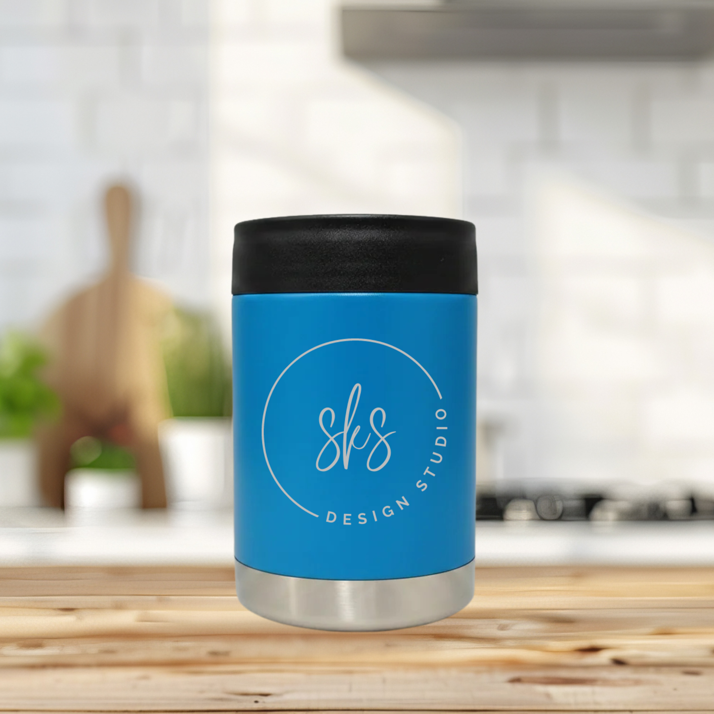 CUSTOM LOGO | ENGRAVED | 12oz Stainless Steel Can Cooler