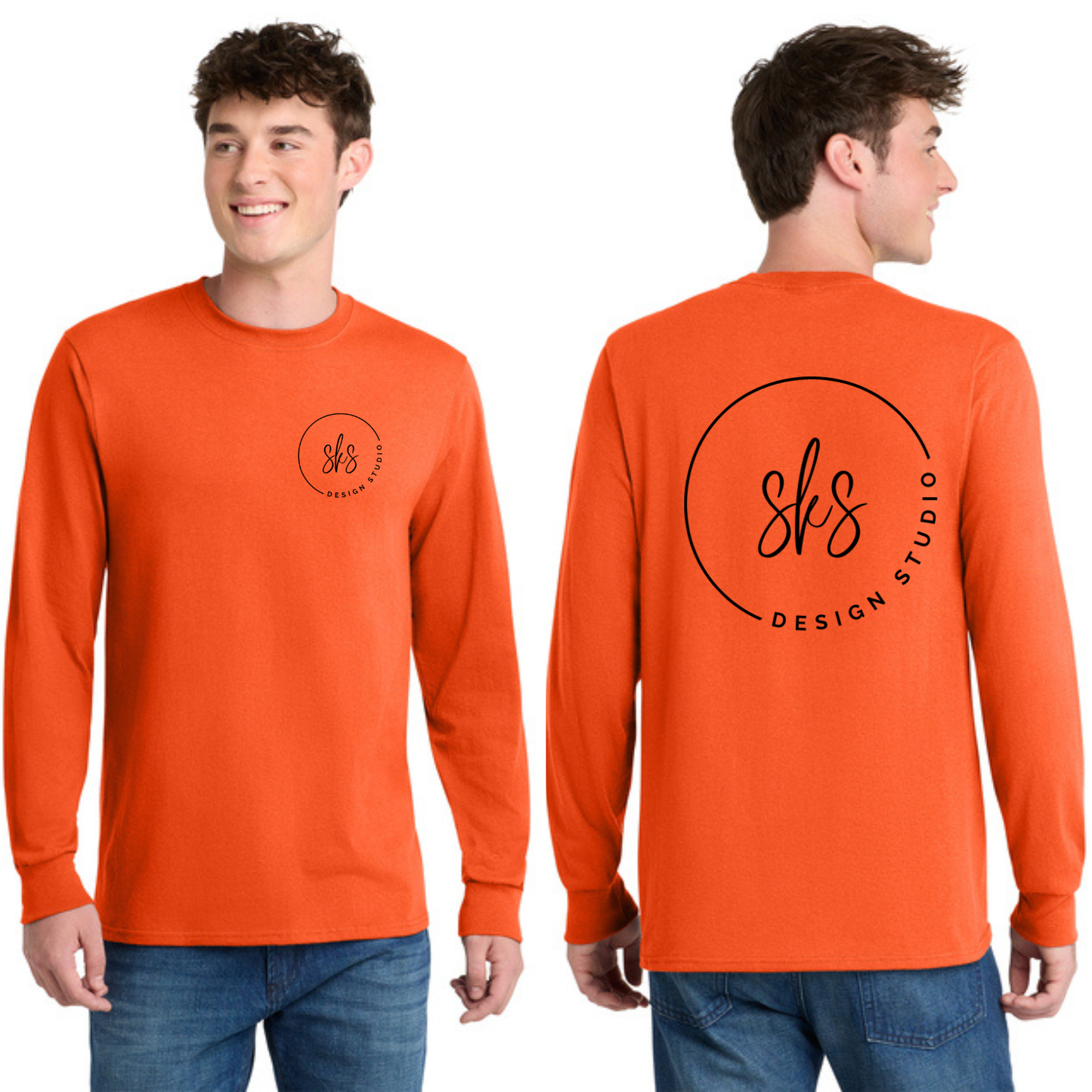 CUSTOM LOGO | Tall Long Sleeve Shirt [Port & Co]