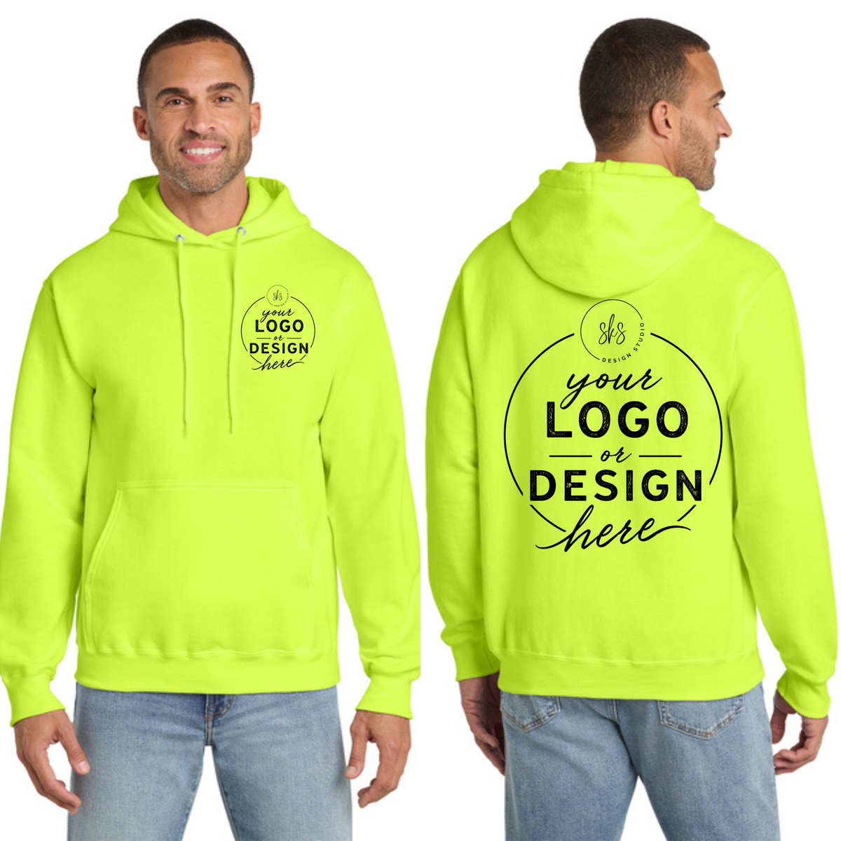 CUSTOM LOGO | Tall Hoodie [Port & Co]