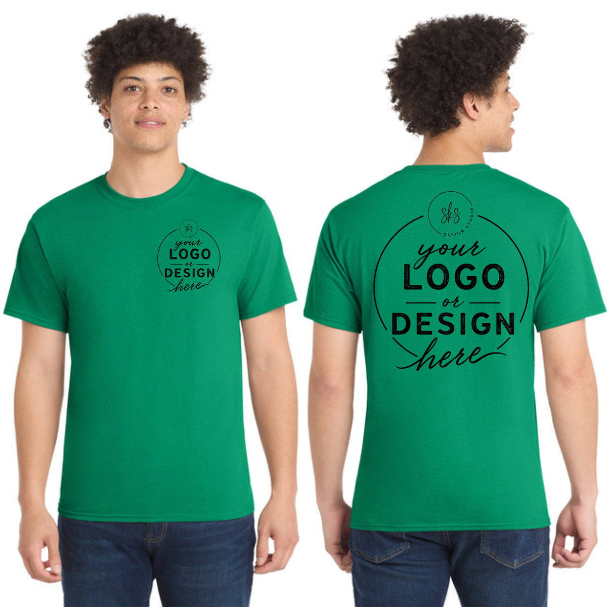 CUSTOM LOGO | Tall T-Shirt [Port & Co]