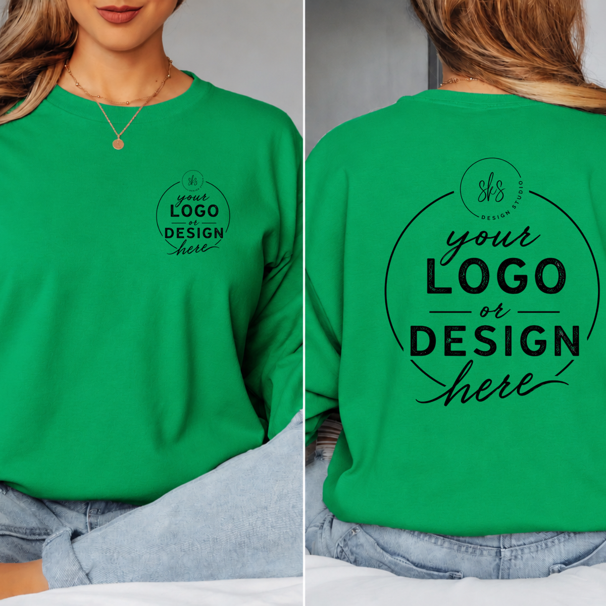 CUSTOM LOGO | Unisex Long Sleeve Shirt [GILDAN]