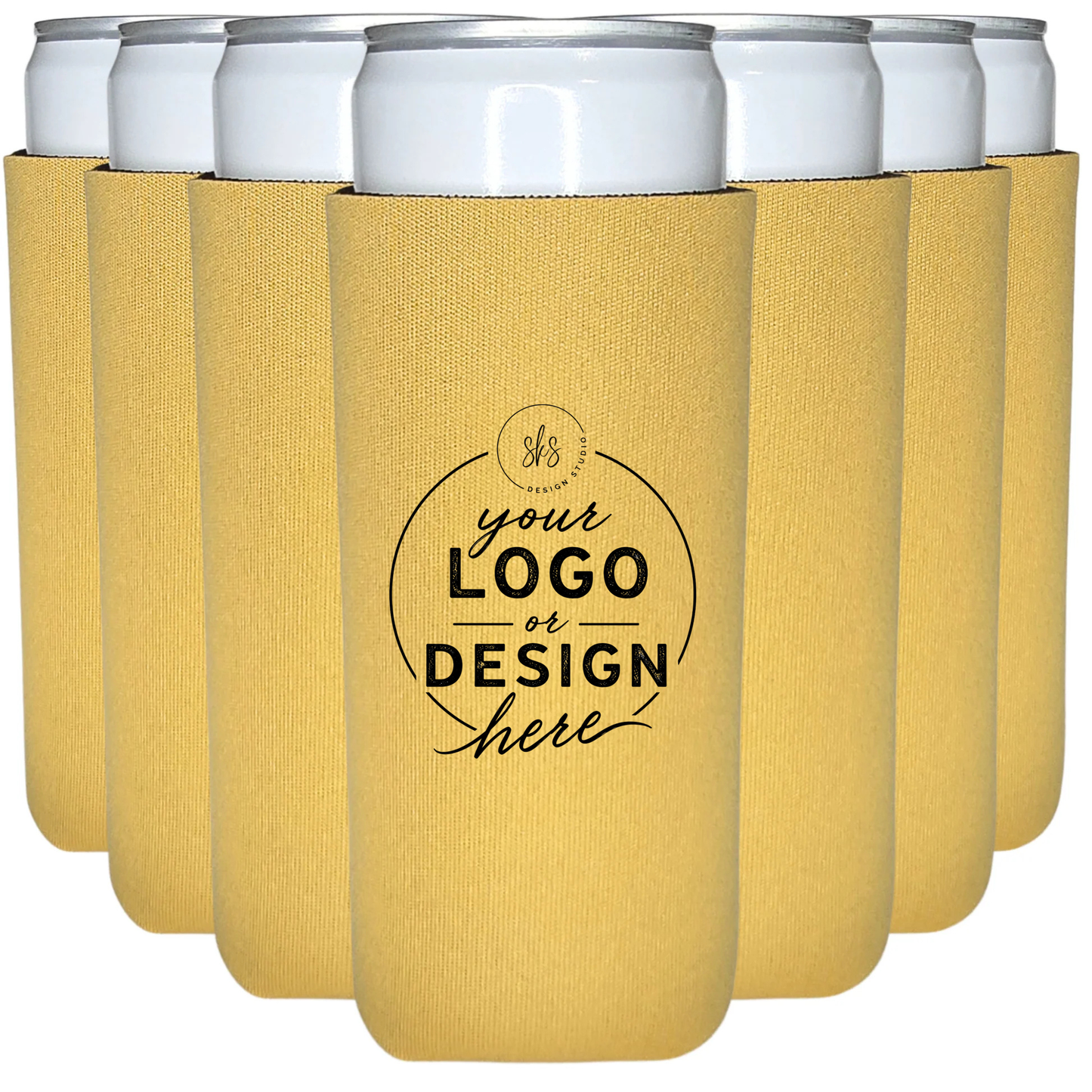 CUSTOM LOGO | Slim Can Coozie