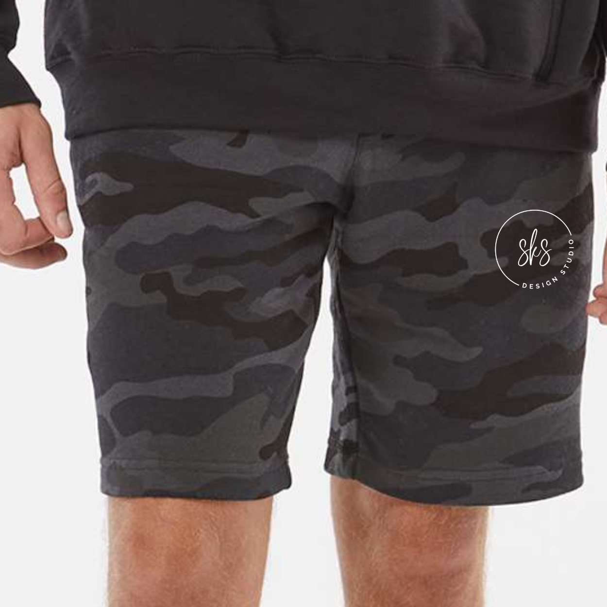 CUSTOM LOGO | Men's Midweight Fleece Short [INDEPENDENT TRADING CO]