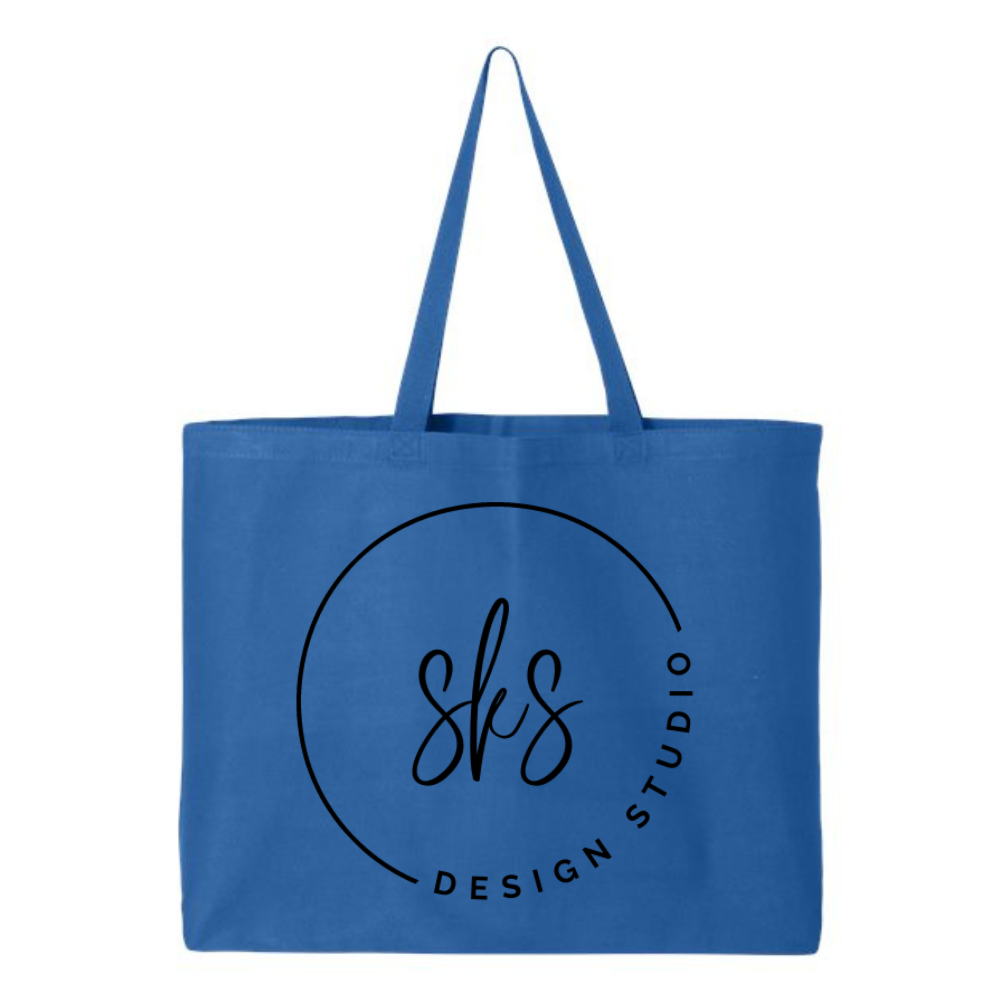 CUSTOM LOGO | Jumbo Canvas Tote Bag