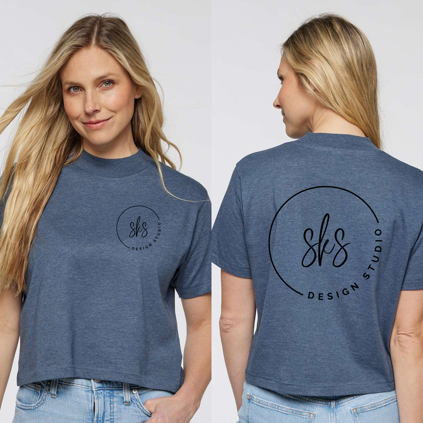 CUSTOM LOGO | Women's Boxy T-Shirt [LAT]