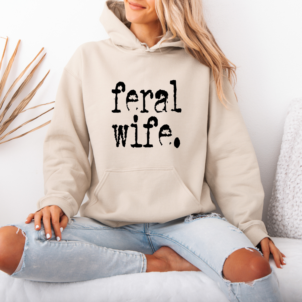 Feral Wife | Unisex Hoodie Sweatshirt