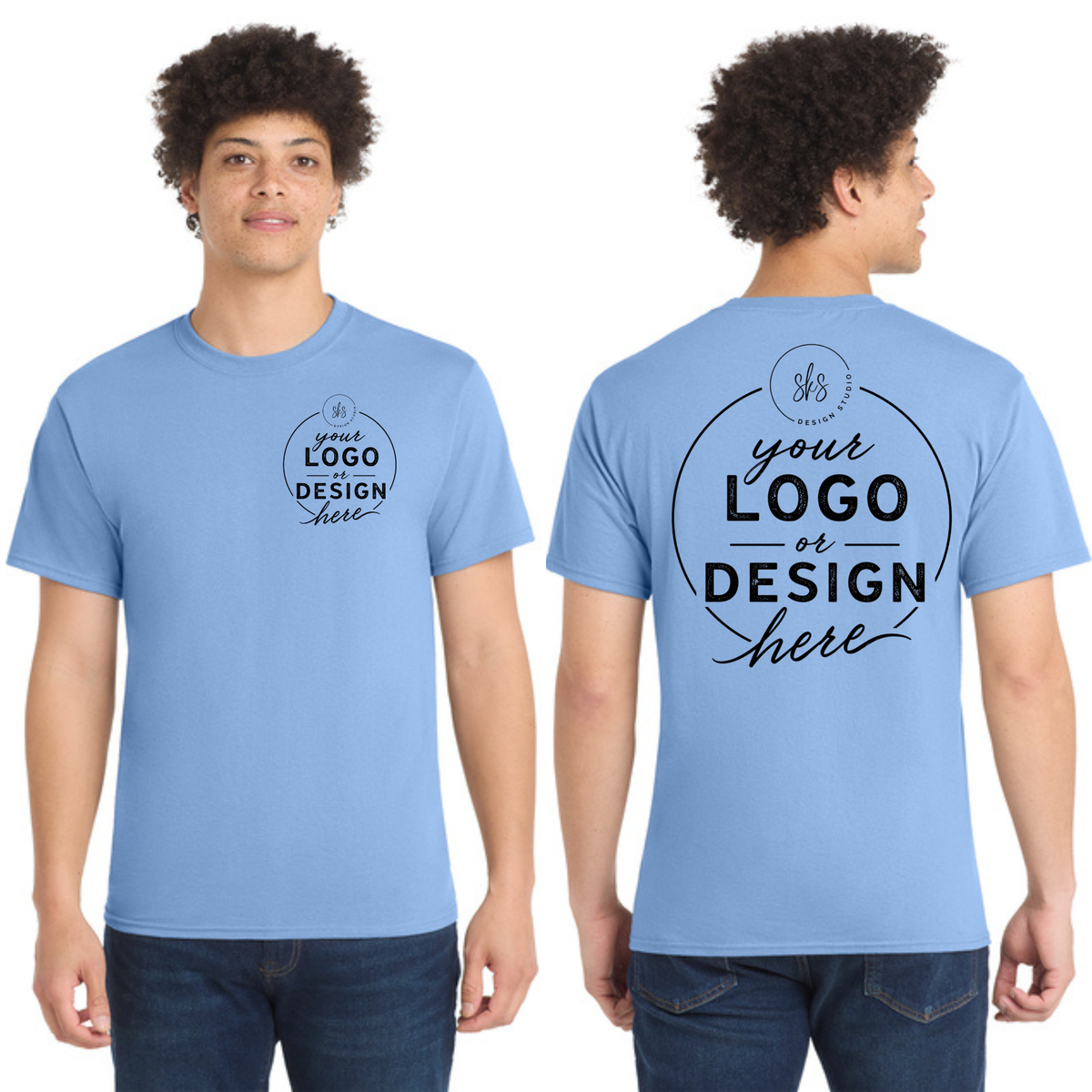 CUSTOM LOGO | Tall T-Shirt [Port & Co]