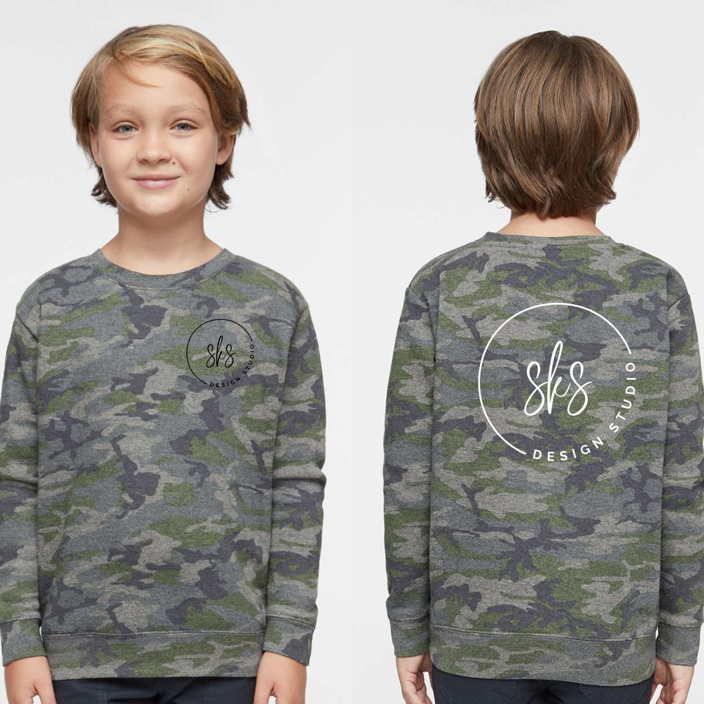 CUSTOM LOGO | Youth Crewneck Sweatshirt [LAT]