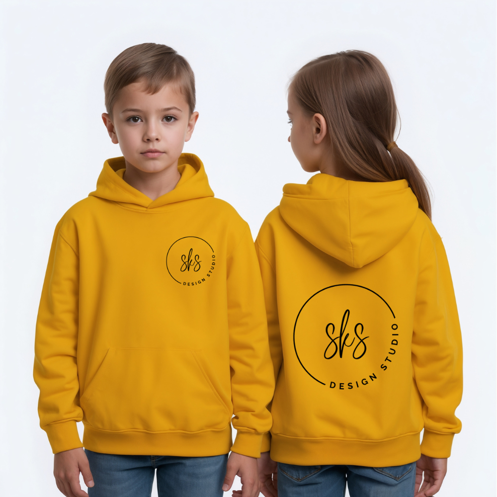 CUSTOM LOGO | Youth Unisex Hoodie Sweatshirt [GILDAN]