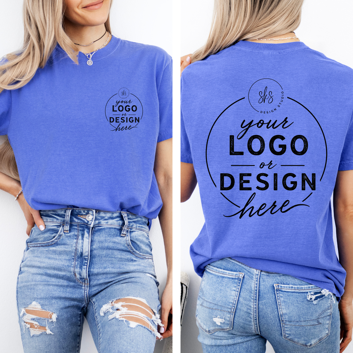 CUSTOM LOGO | Unisex T-Shirt [COMFORT COLORS]