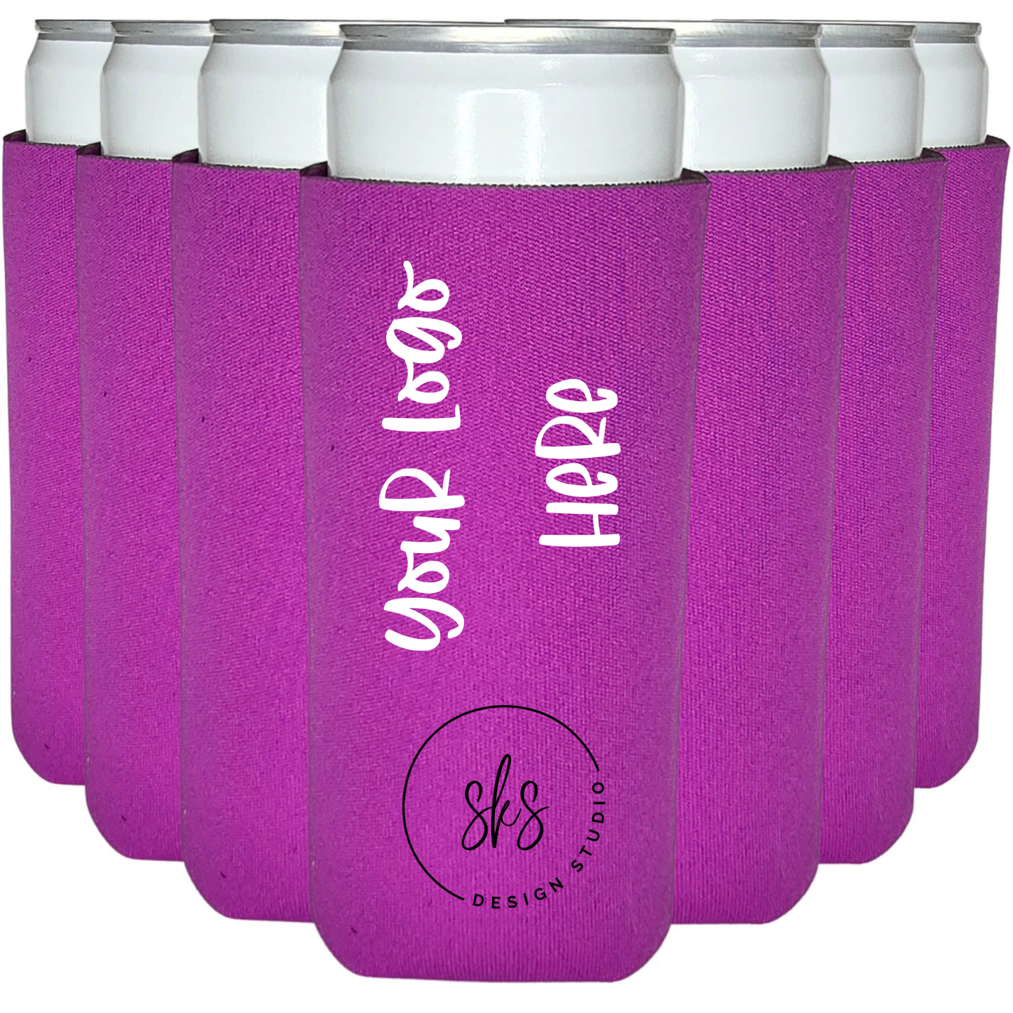 CUSTOM LOGO | Slim Can Coozie