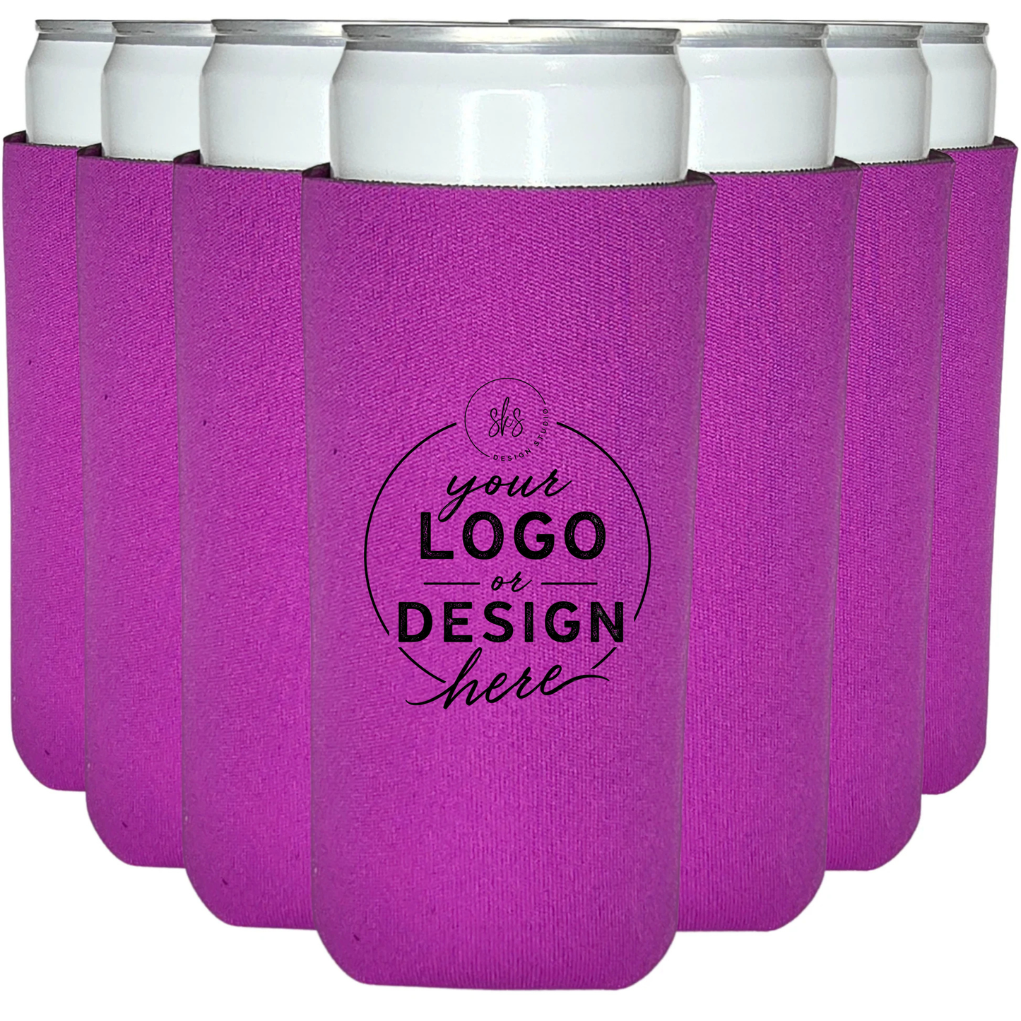 CUSTOM LOGO | Slim Can Coozie