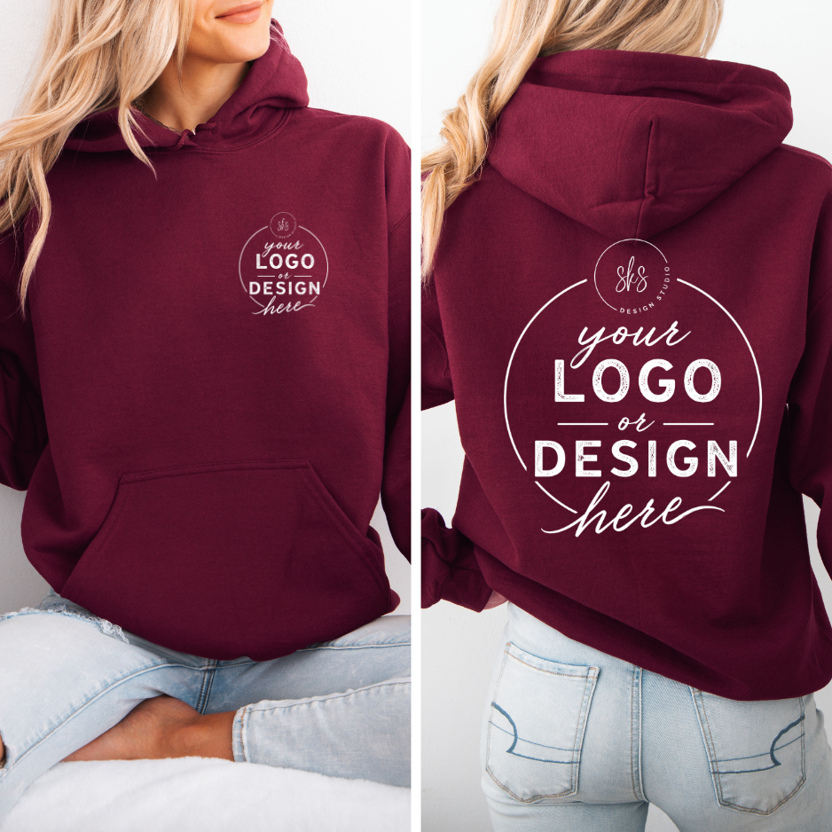 CUSTOM LOGO | Unisex Hoodie Sweatshirt [GILDAN]