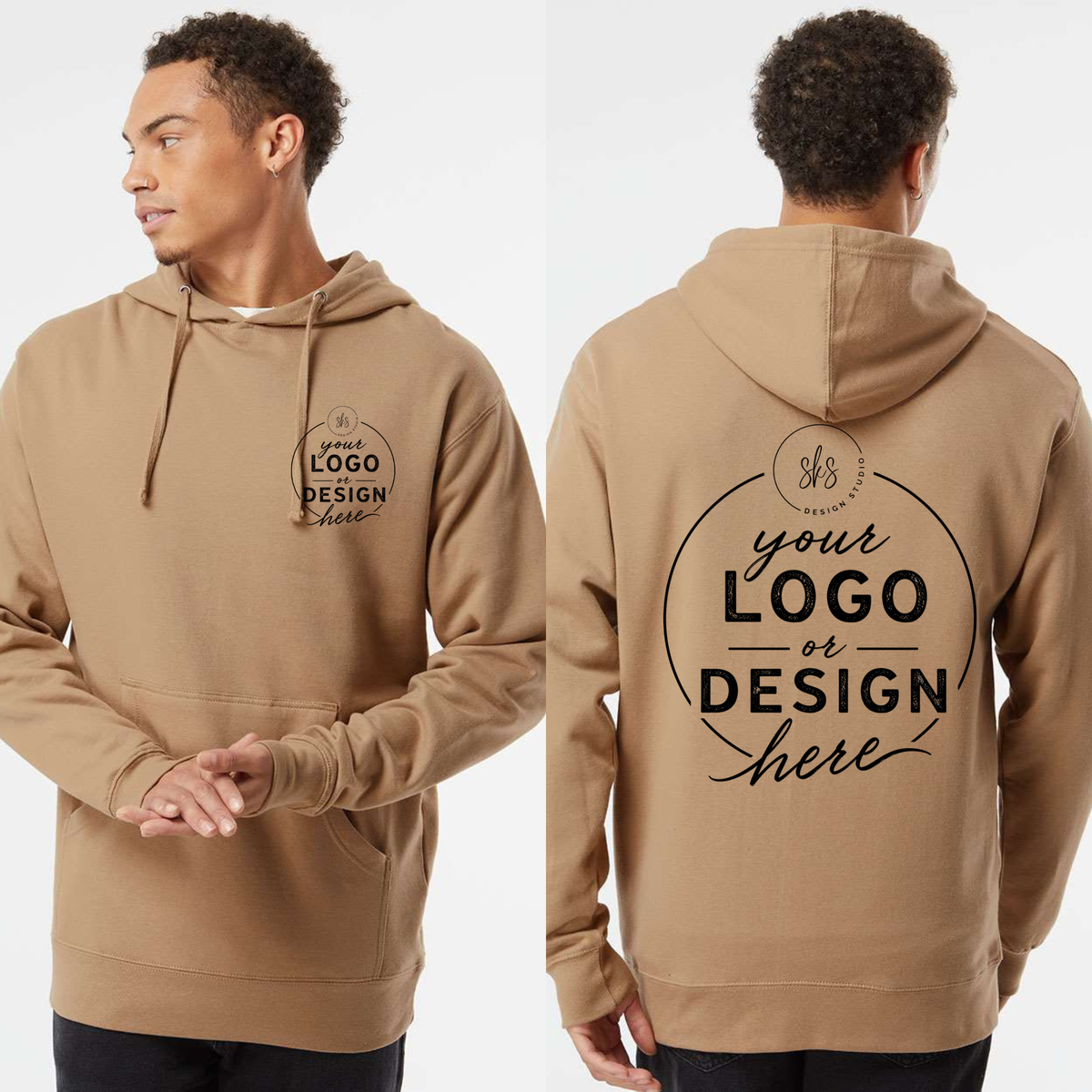 CUSTOM LOGO | Unisex Hoodie [INDEPENDENT TRADING CO.]