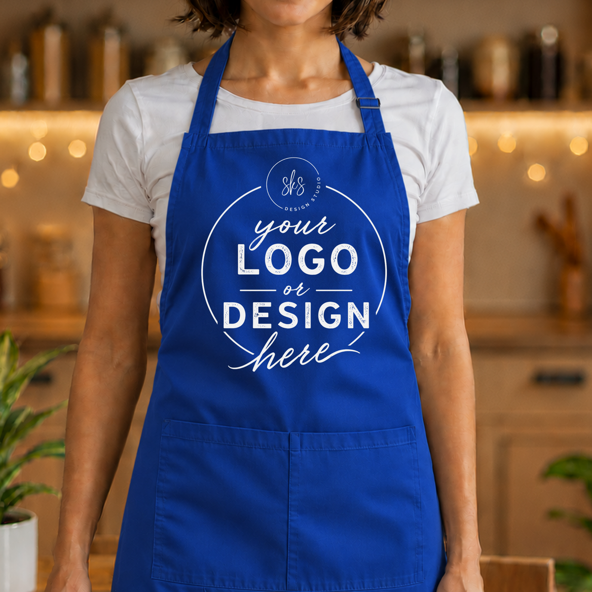 CUSTOM LOGO | Apron with Pocket