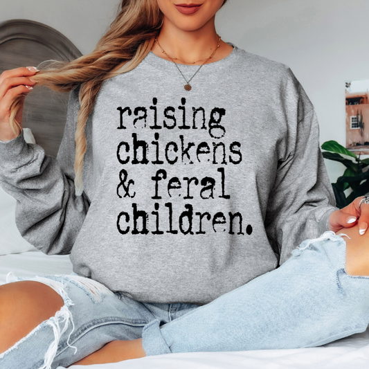 Raising Chickens & Feral Chickens | Unisex Long Sleeve Shirt