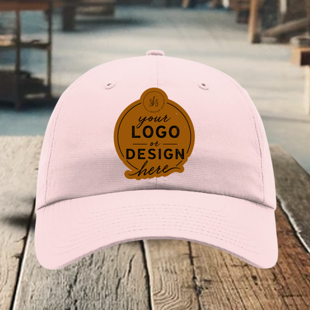 CUSTOM LOGO | Richardson 220 Relaxed Performance Lite Cap with Laser Engraved Leather Patch