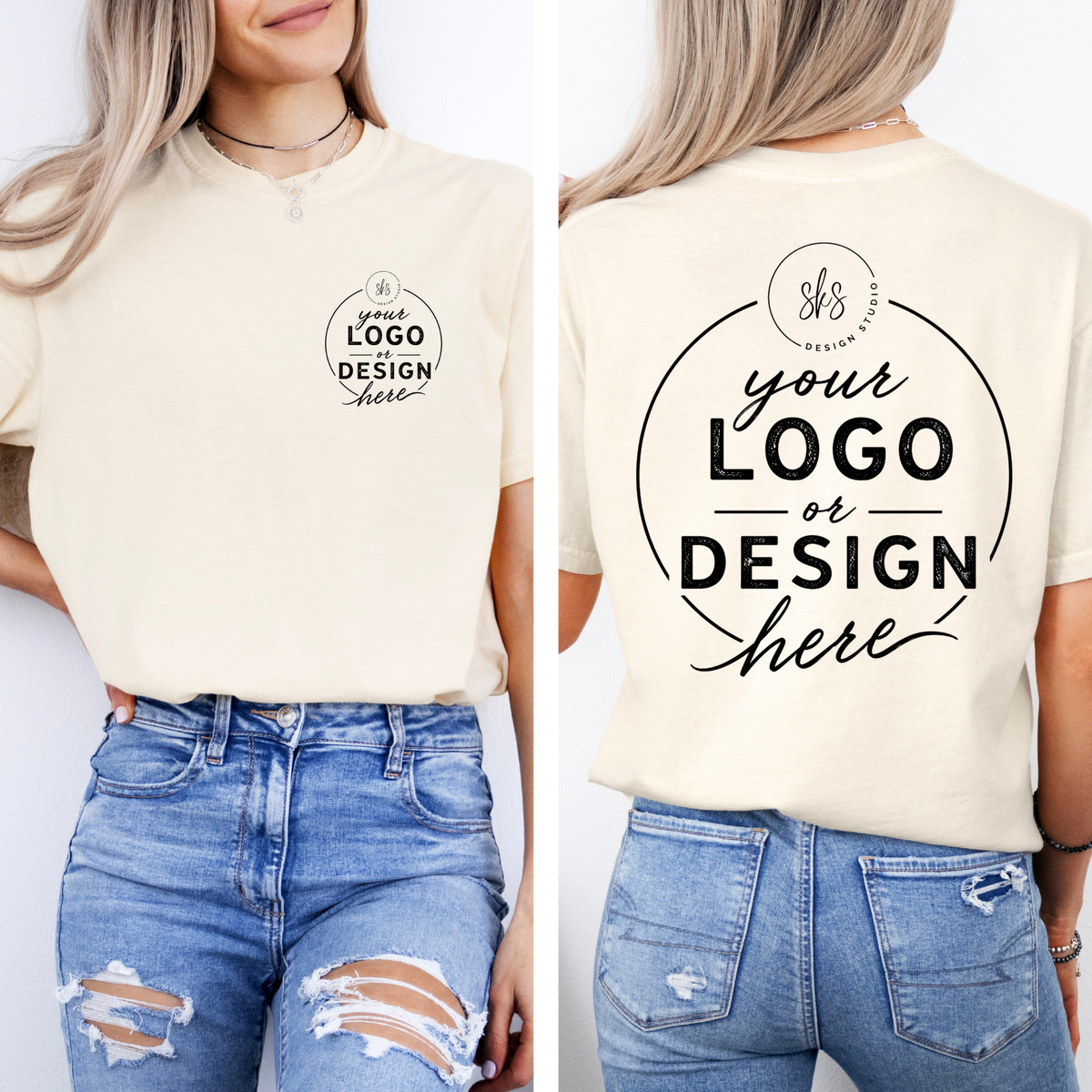 CUSTOM LOGO | Unisex T-Shirt [COMFORT COLORS]