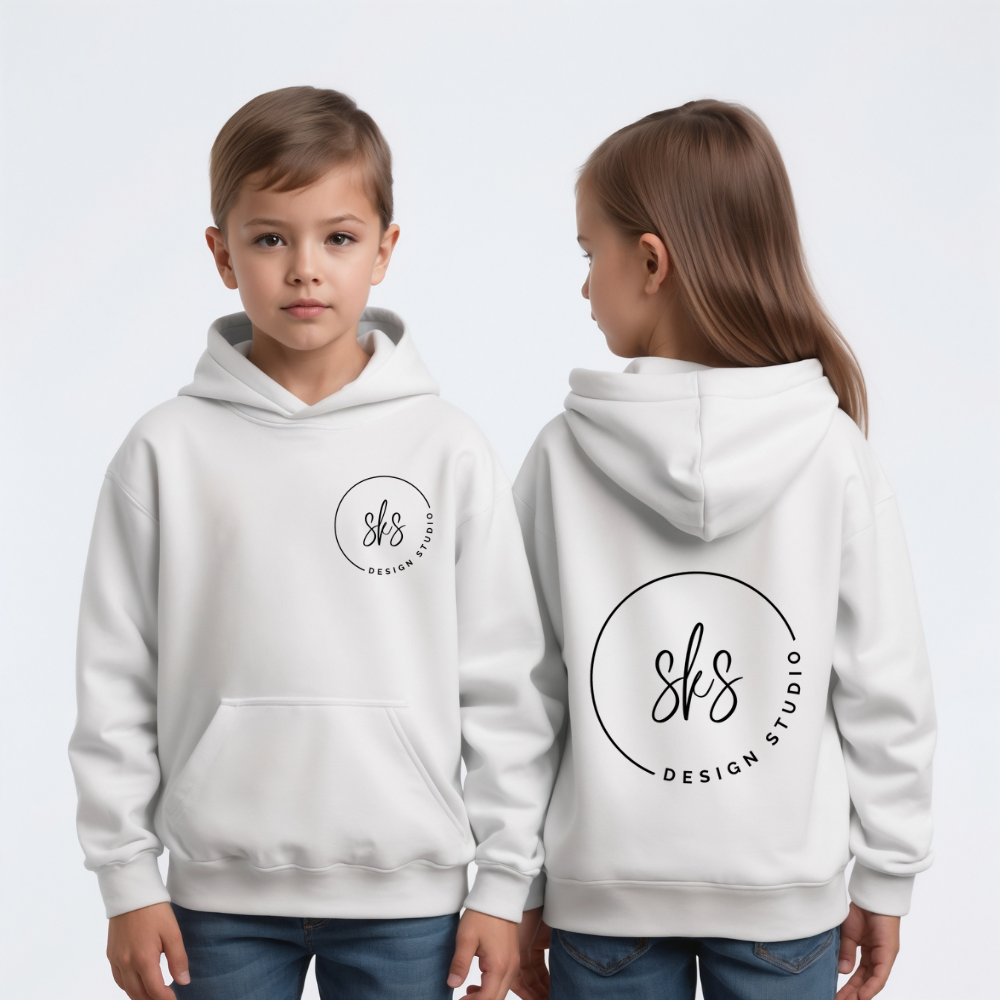CUSTOM LOGO | Youth Unisex Hoodie Sweatshirt [GILDAN]