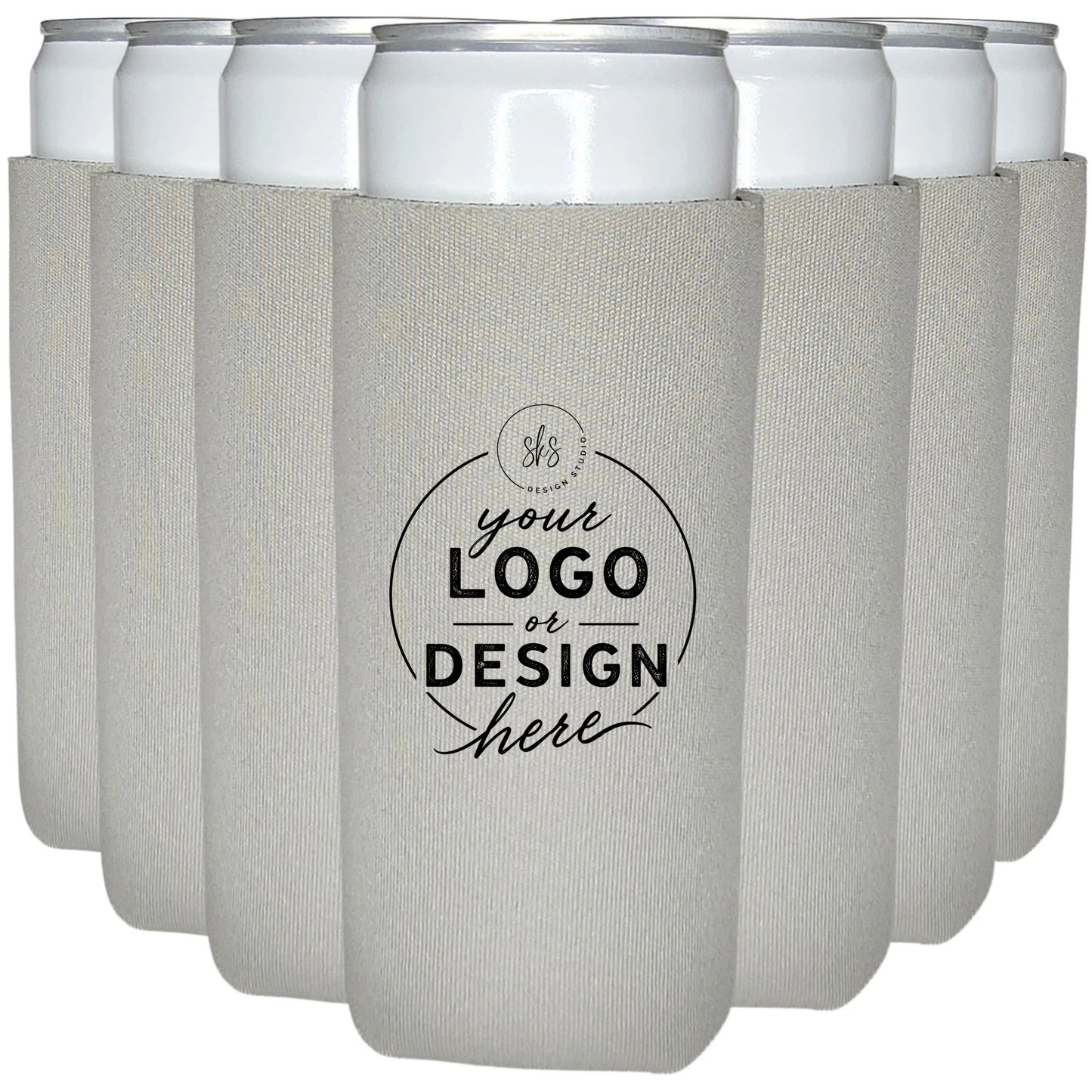 CUSTOM LOGO | Slim Can Coozie