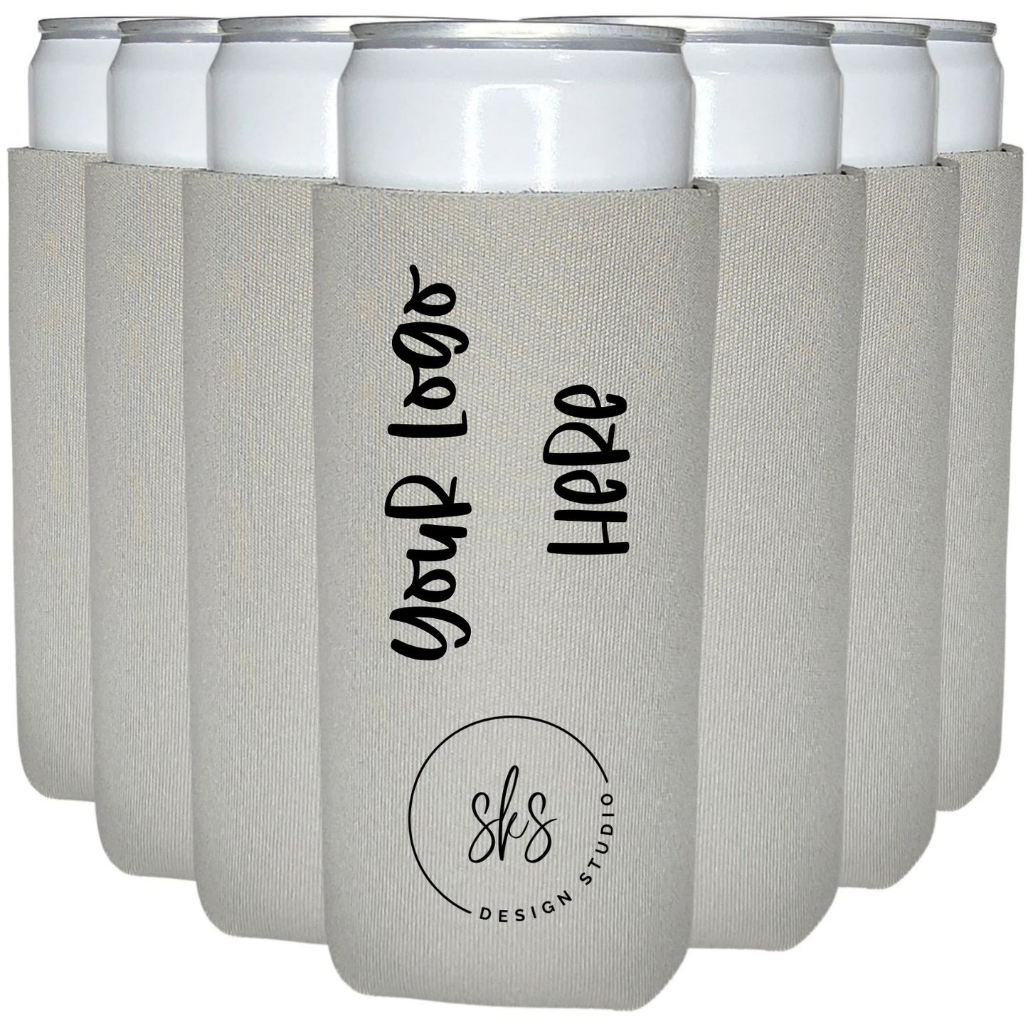 CUSTOM LOGO | Slim Can Coozie