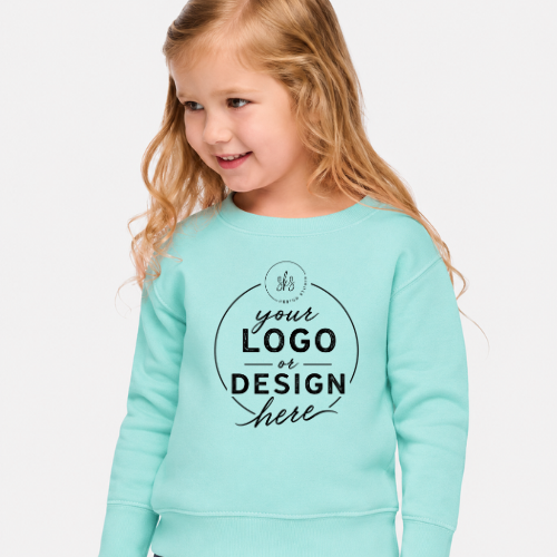CUSTOM LOGO | Toddler Crewneck Sweatshirt [RABBIT SKINS]