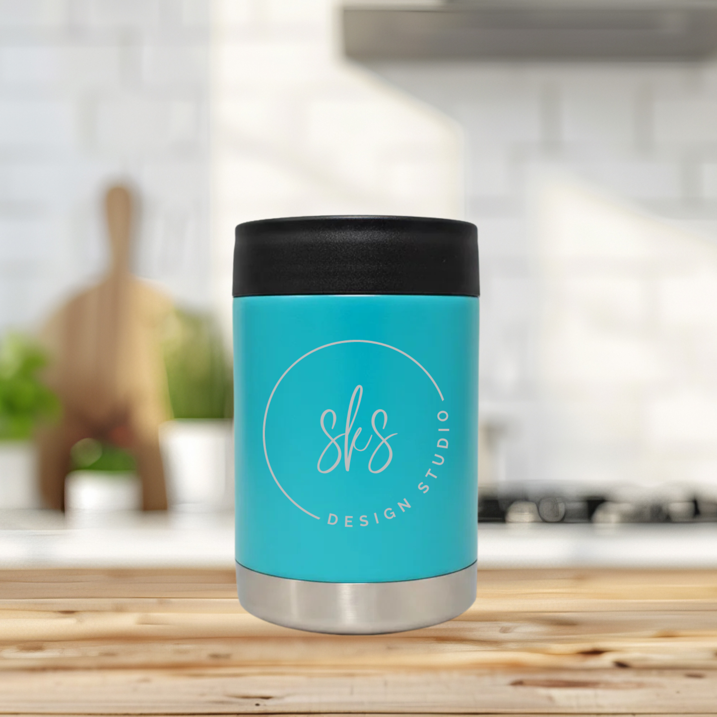 CUSTOM LOGO | ENGRAVED | 12oz Stainless Steel Can Cooler