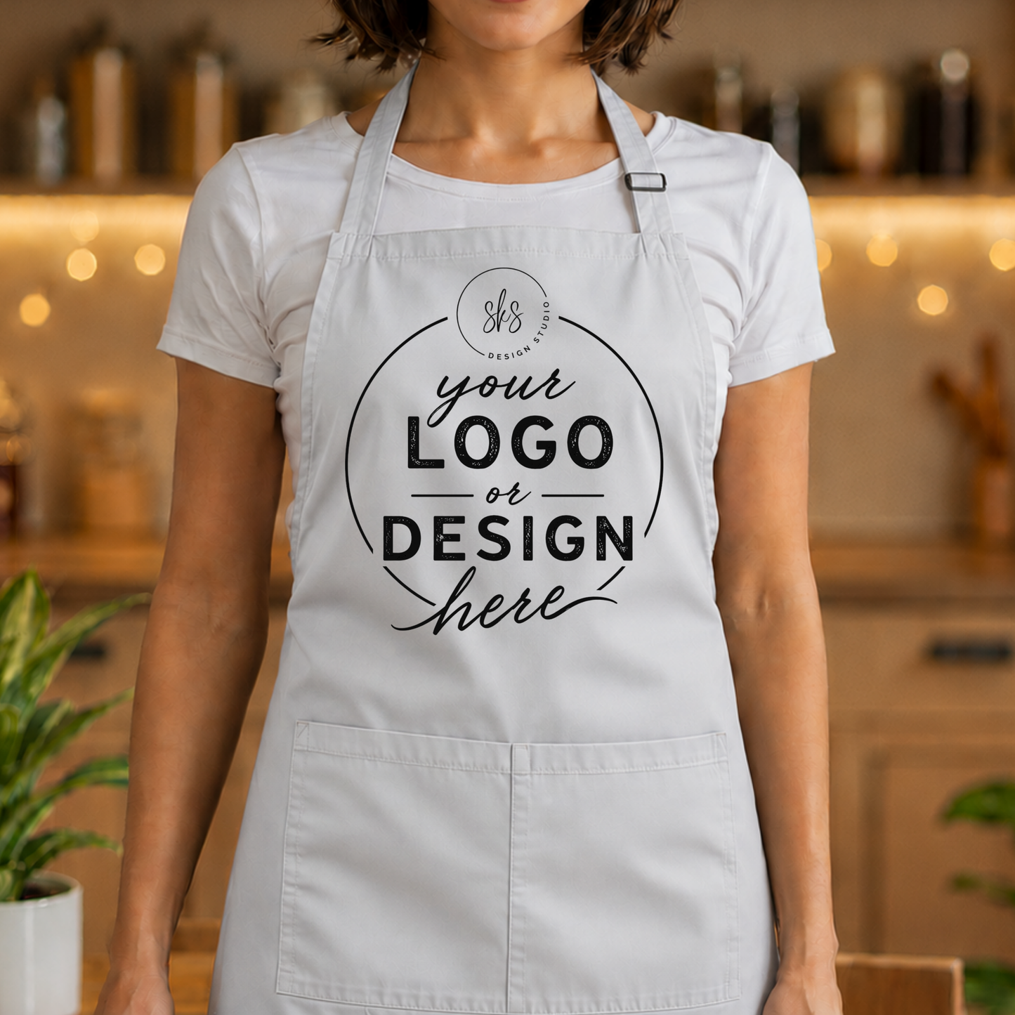 CUSTOM LOGO | Apron with Pocket