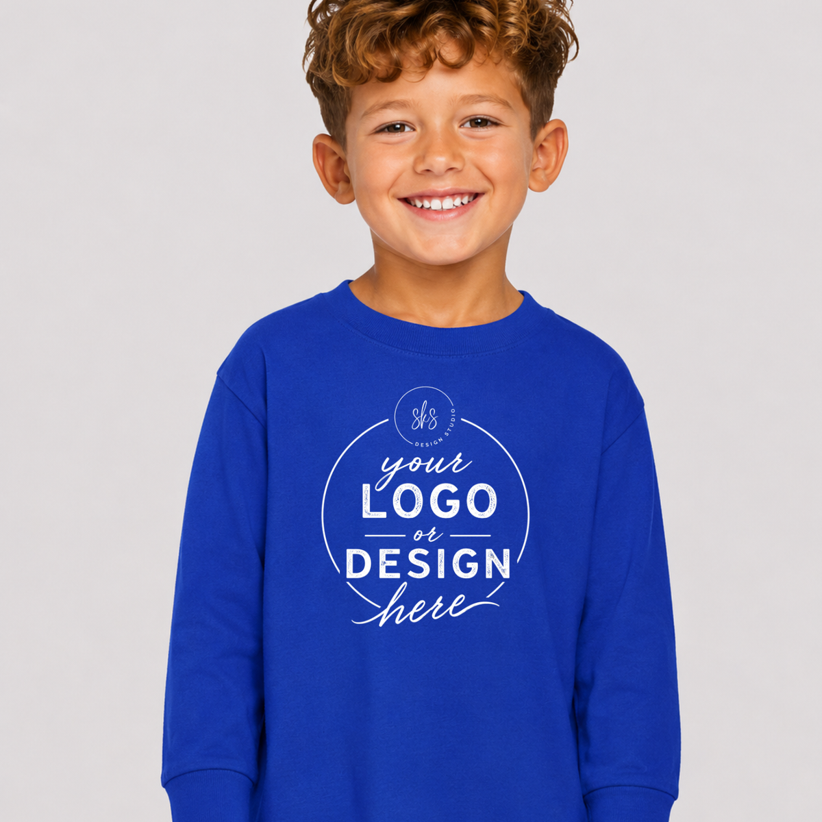 CUSTOM LOGO | Toddler Long Sleeve Shirt [RABBIT SKINS]